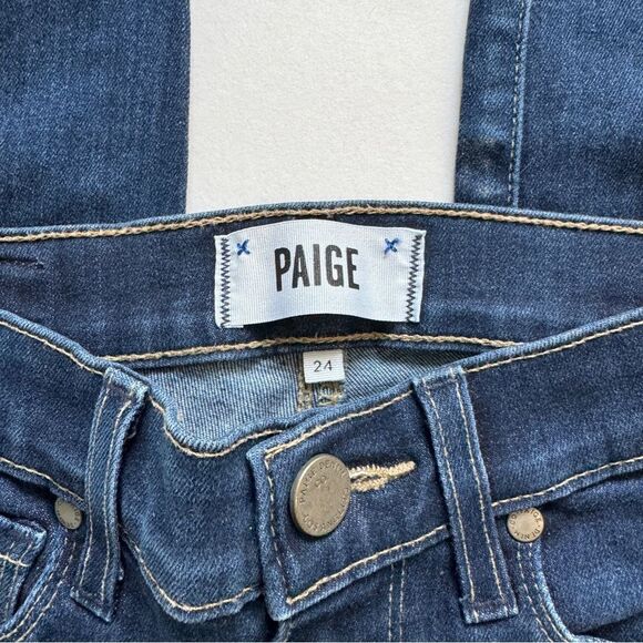 Piage Verdugo Ankle Straight Leg Blue Asbury Wash Size 24 - Picture 4 of 9